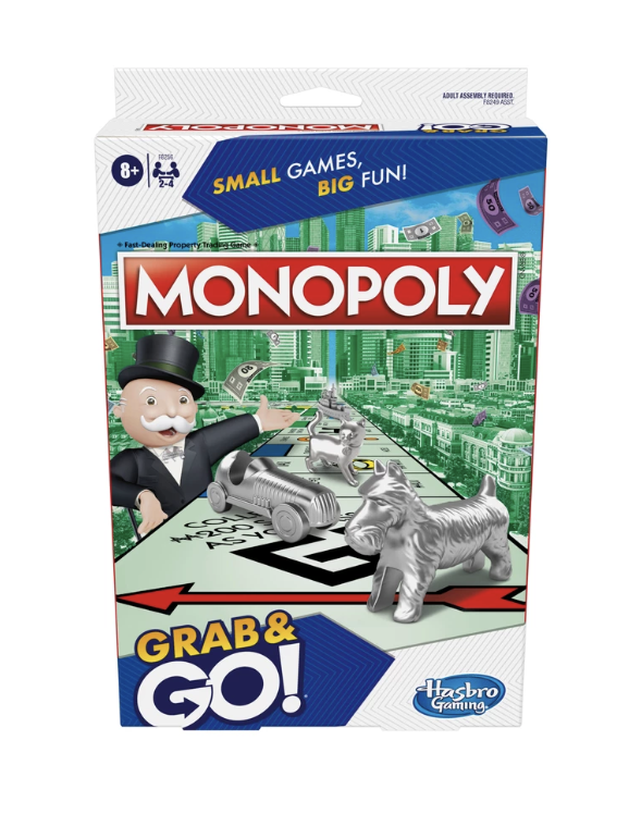 „Grab&Go“ kelioninis žaidimas „Monopolis“
