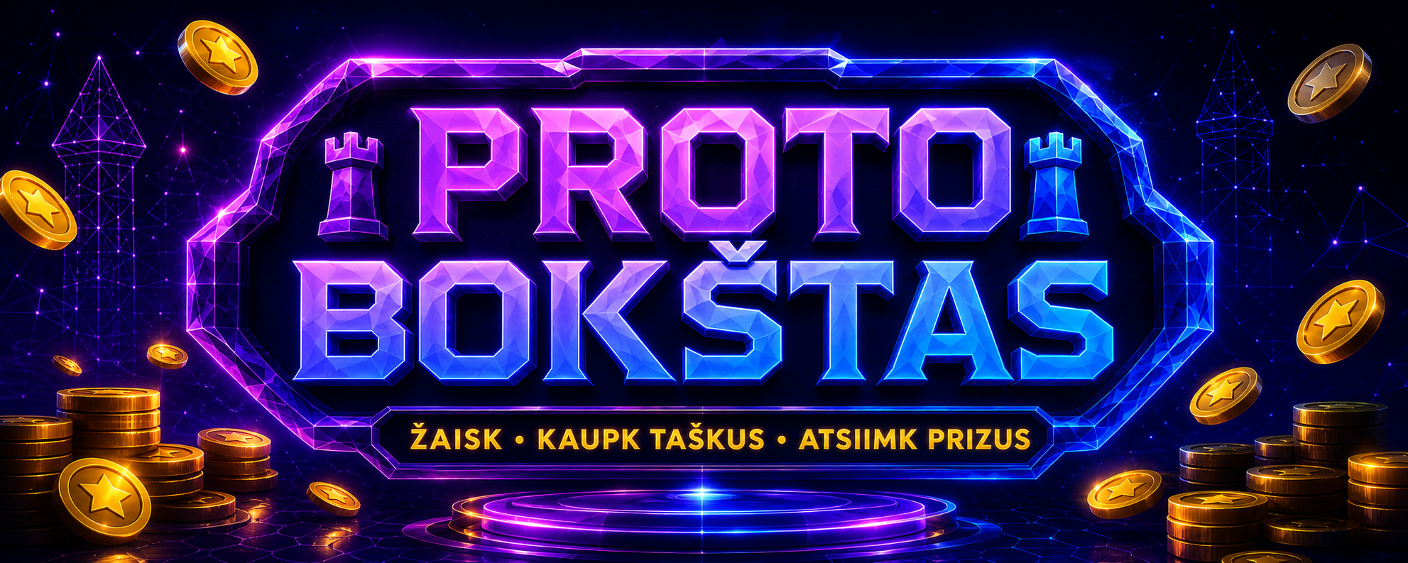 Proto bokštas – žaisk, kaupk taškus, atsiimk prizus